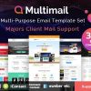 Multimail | Responsive Mailchimp Email Template Set + Builder online