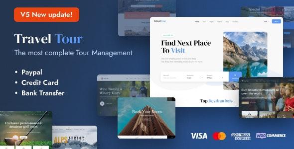 TravelTour – Travel Tour Booking WordPress