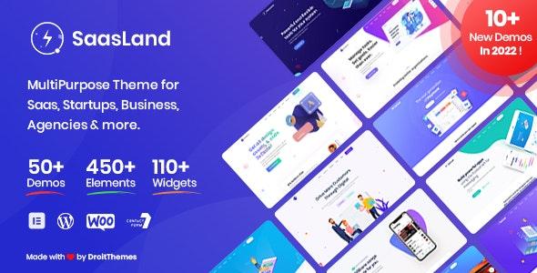 Saasland – MultiPurpose WordPress Theme for Saas Startup