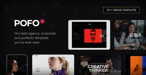 Pofo – Creative Agency, Corporate and Portfolio Multi-purpose Template
