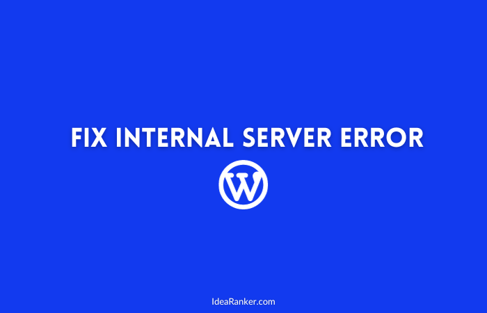 Fix Internal Server Error | 24 hours